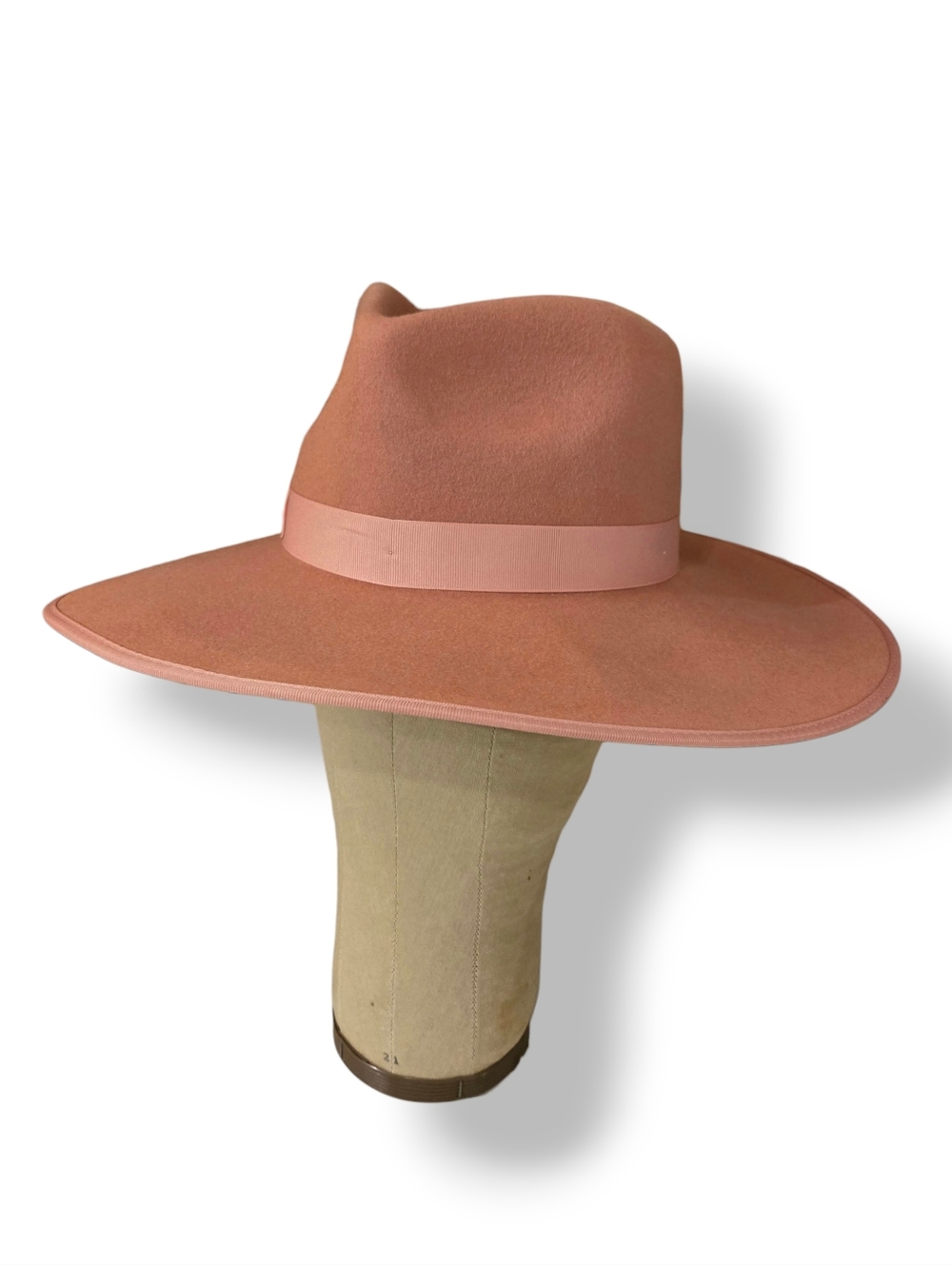 Lack Of Color Pink wool Rancher Hat Womens S/55cm/21.75" Western Boho